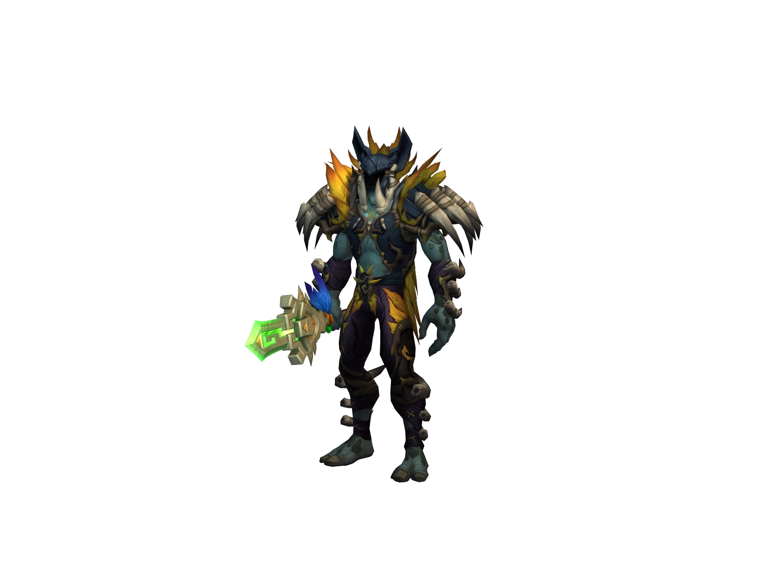 Uglyherô 3D character render