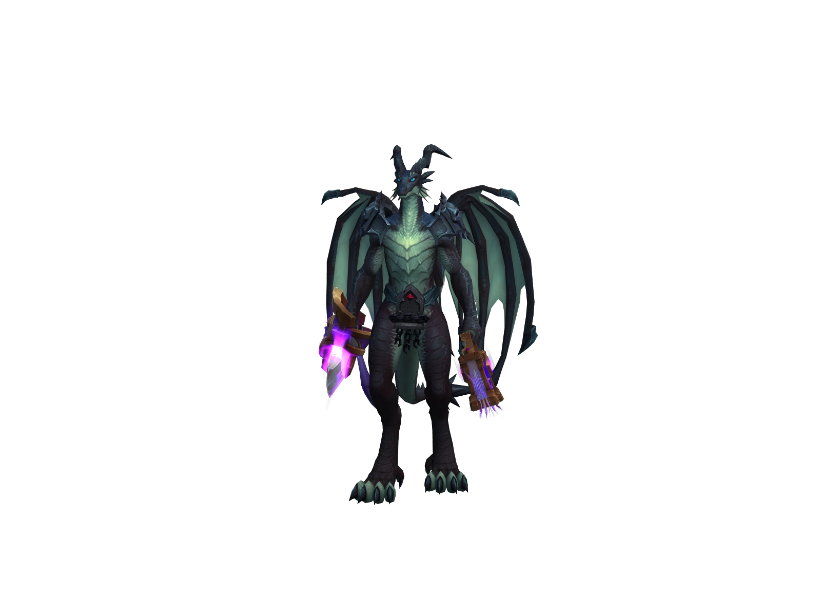 Thanax 3D character render