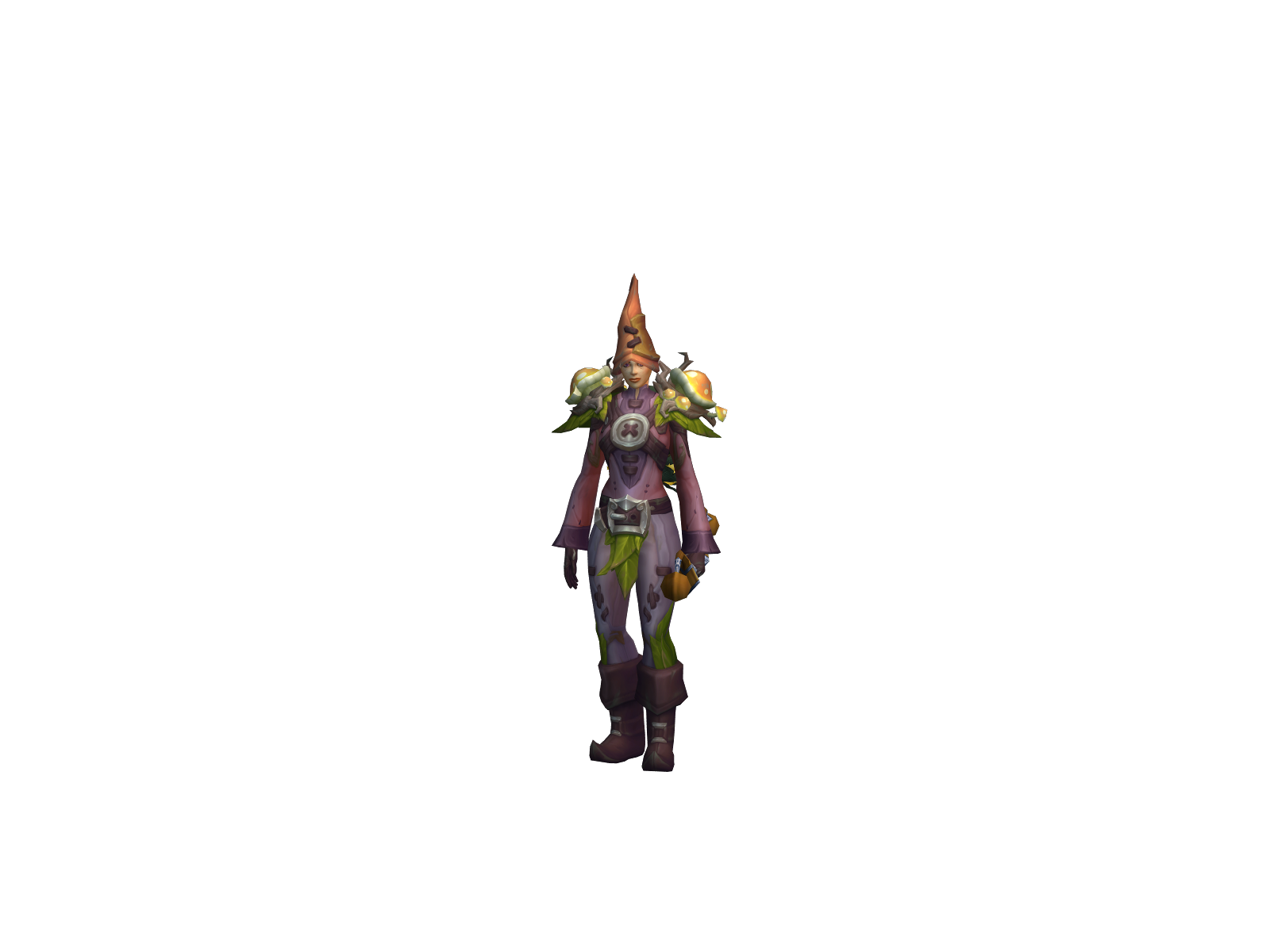 Sygmariehøne 3D character render