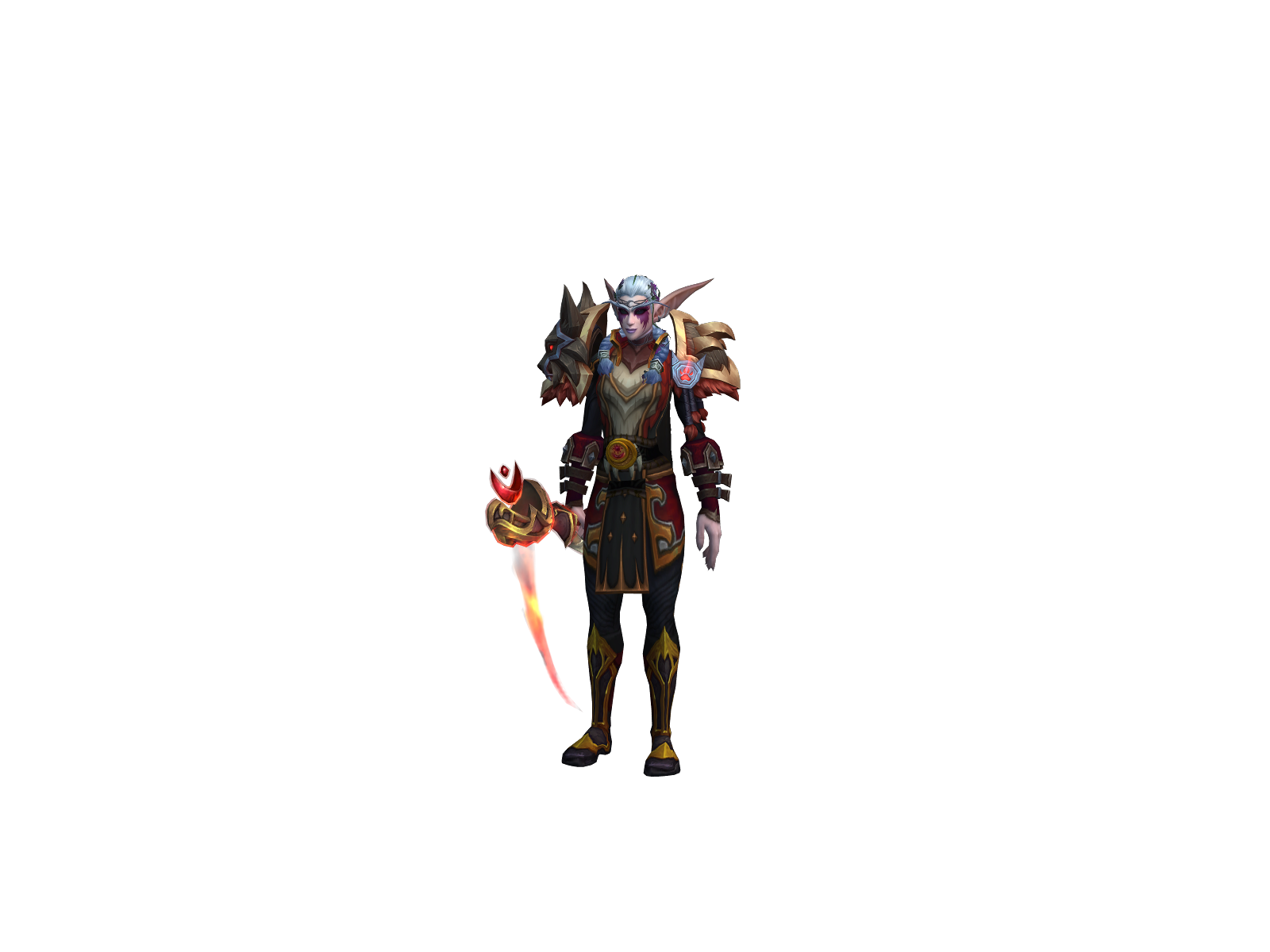 Ferall 3D character render