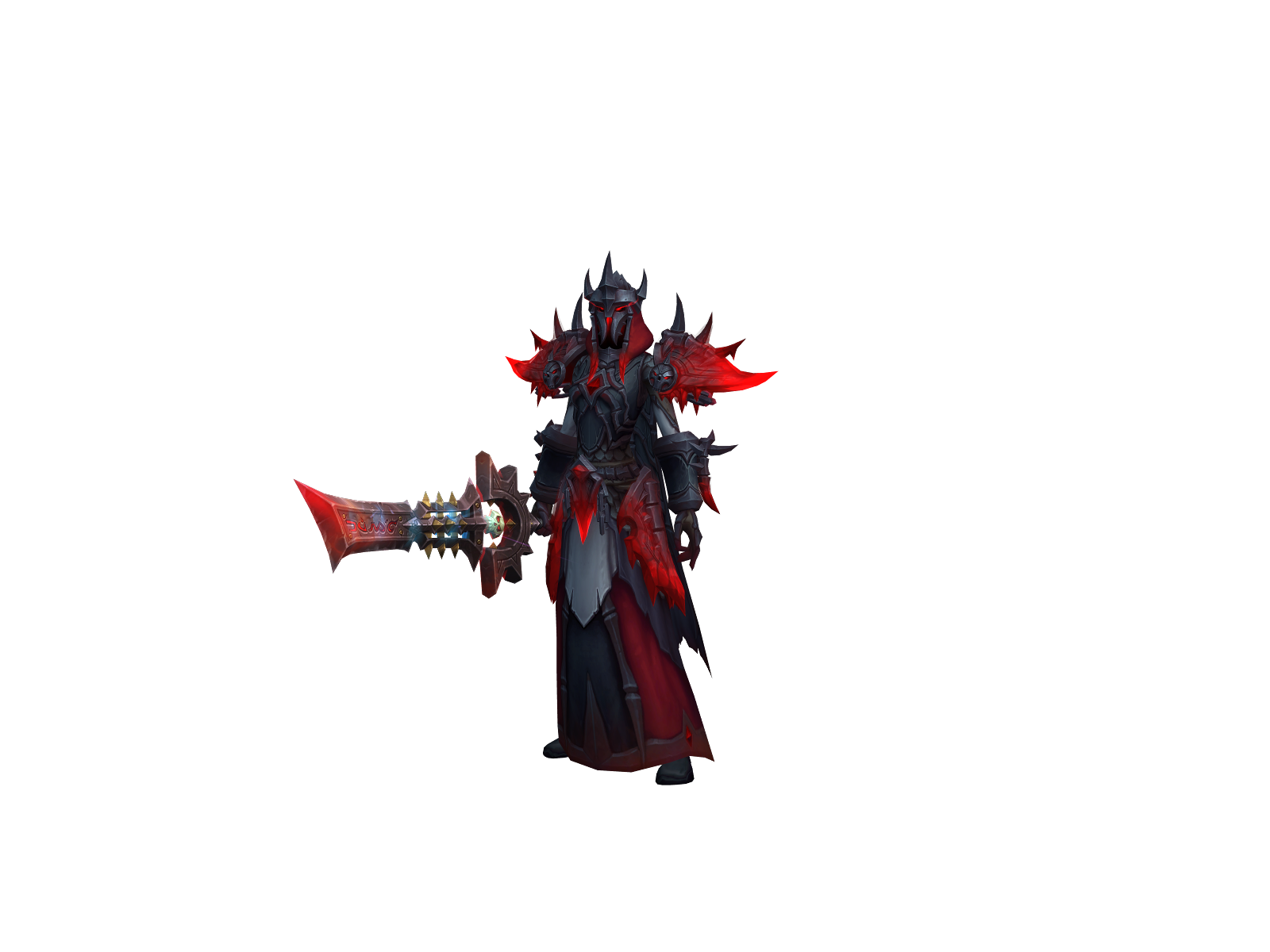 Seralith 3D character render