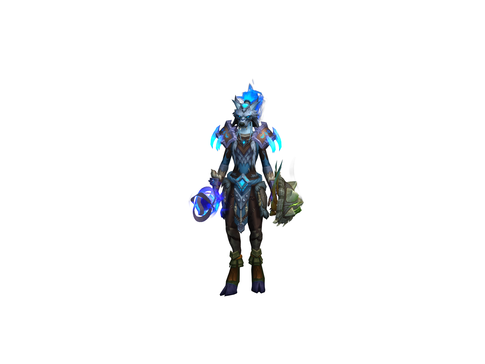 Shamangekko 3D character render