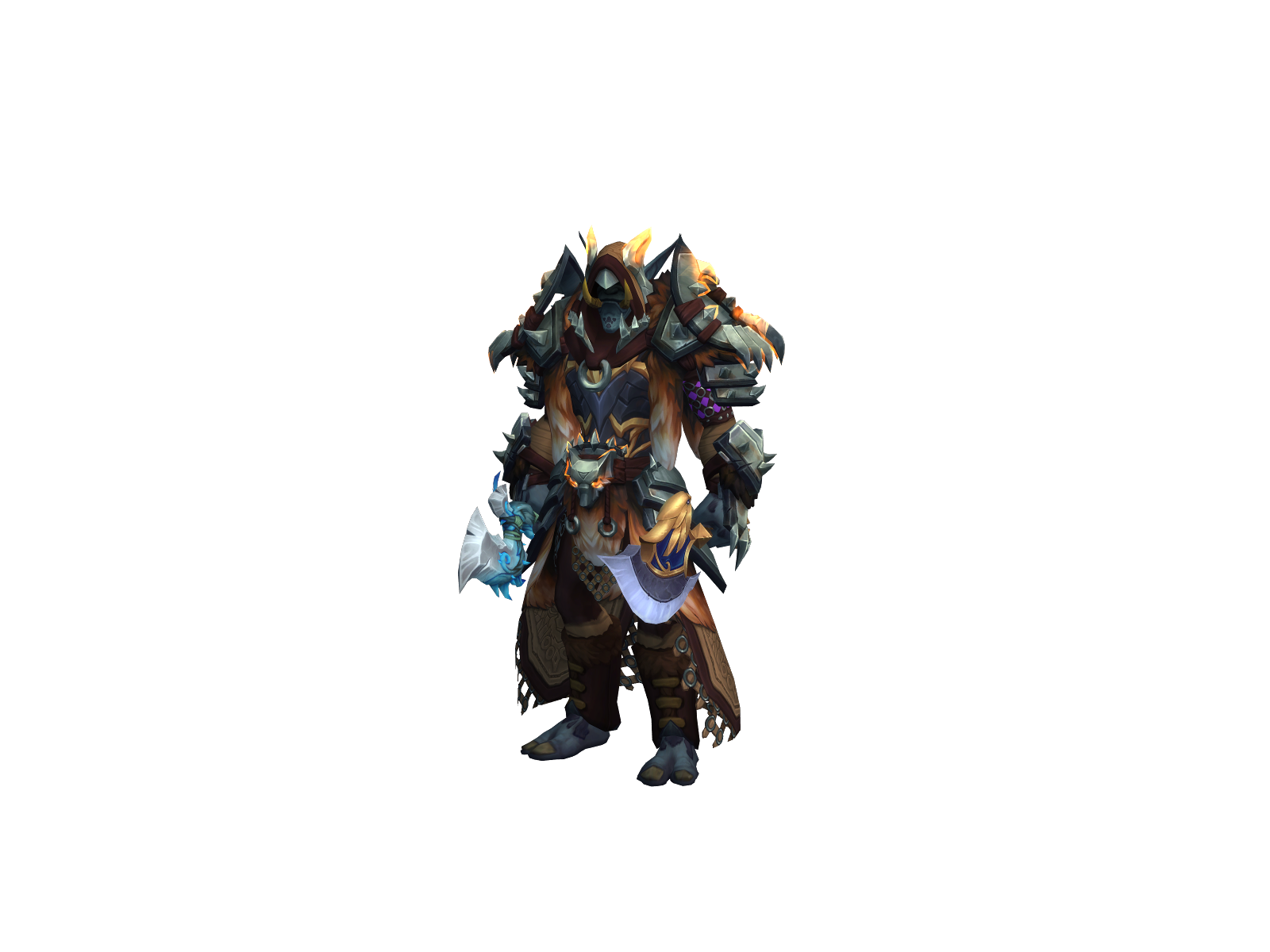 Shamanistera 3D character render