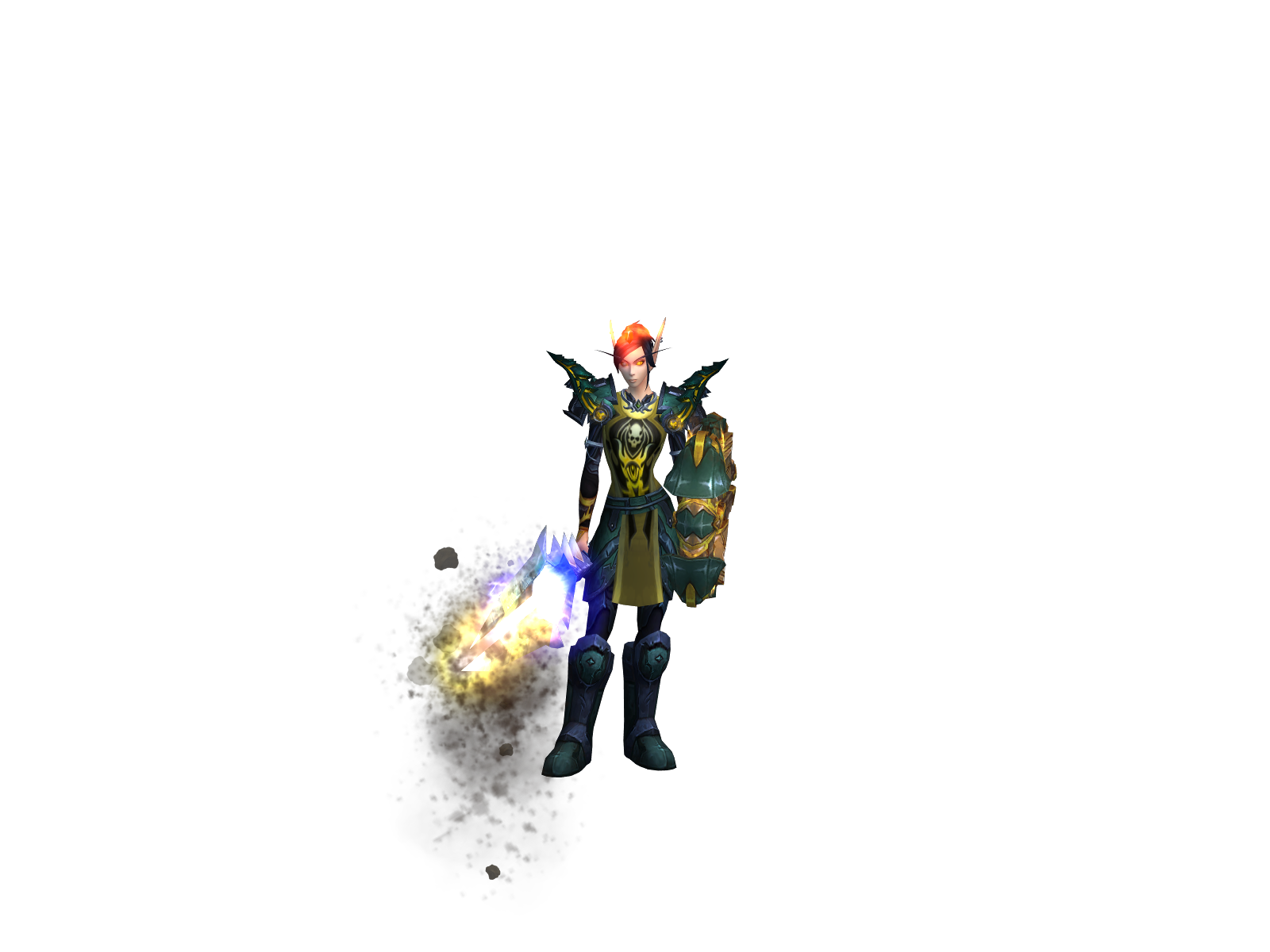 Tayná 3D character render