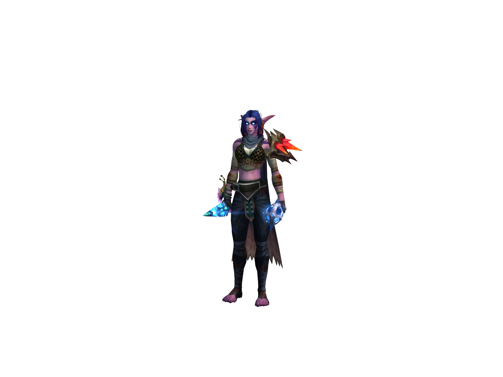 metaphysical 3D character render