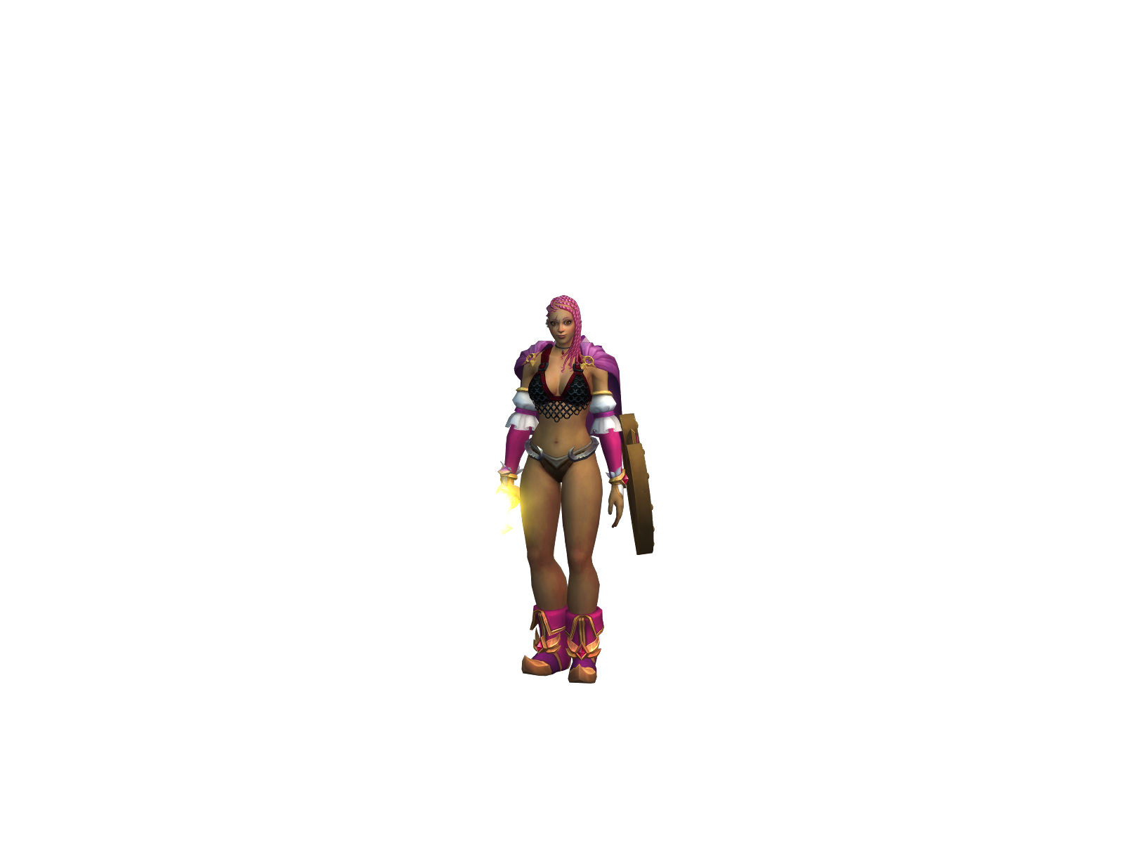 Swatkica 3D character render