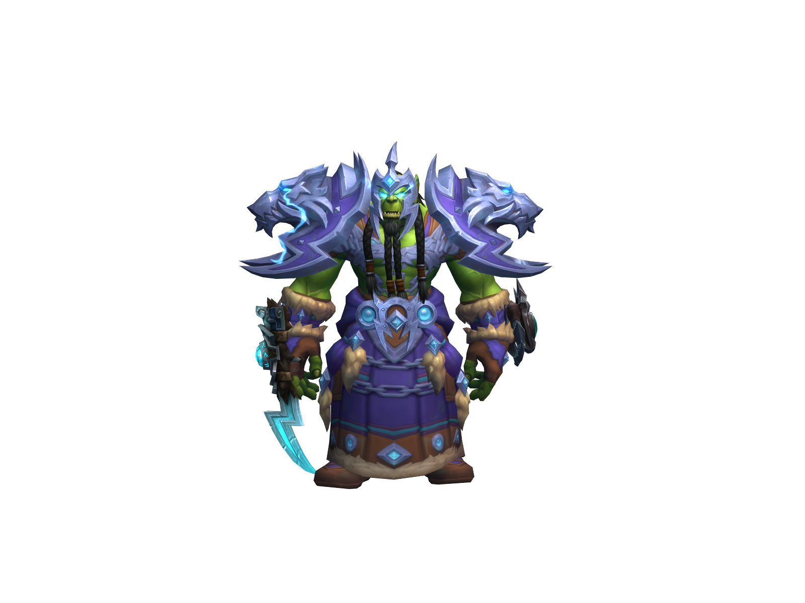 Ughlak 3D character render