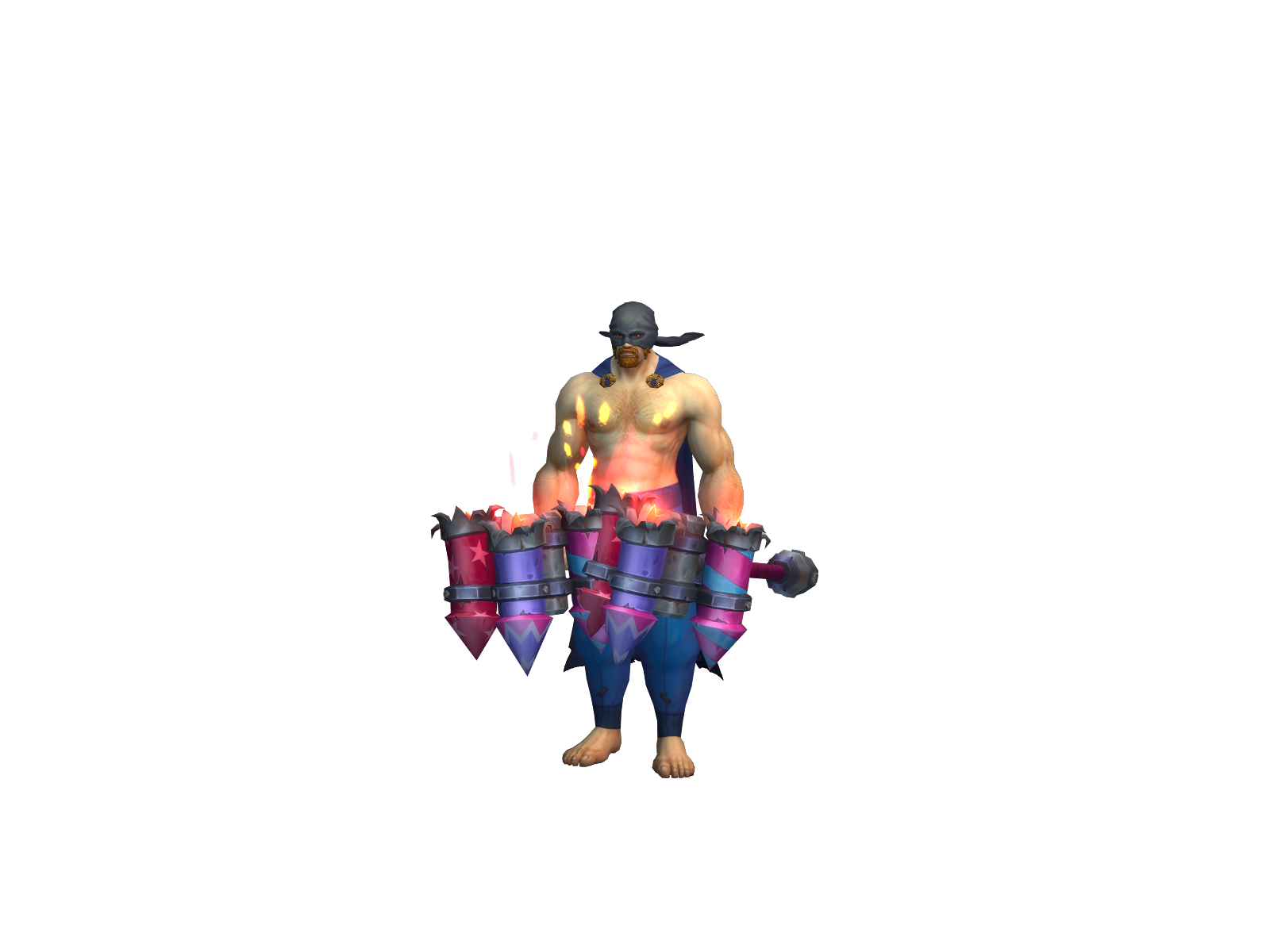 Makkara 3D character render
