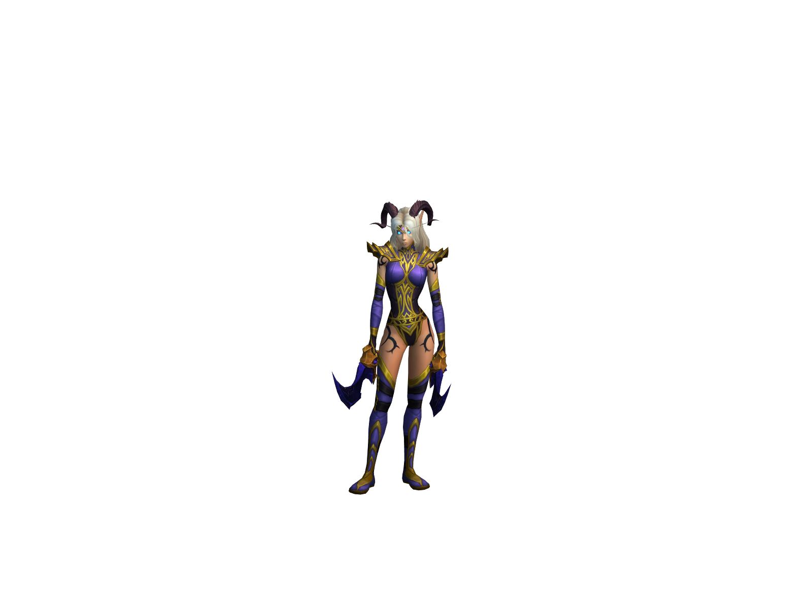 Zitara 3D character render