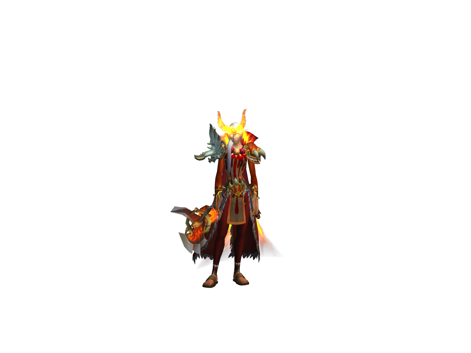 Itzgibson 3D character render