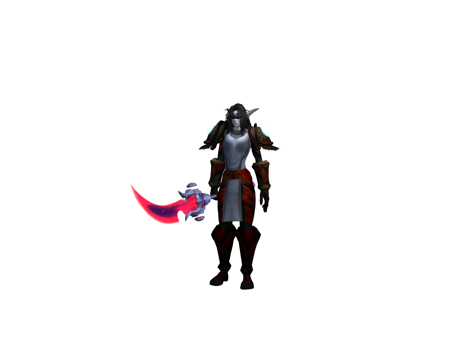 Málja 3D character render