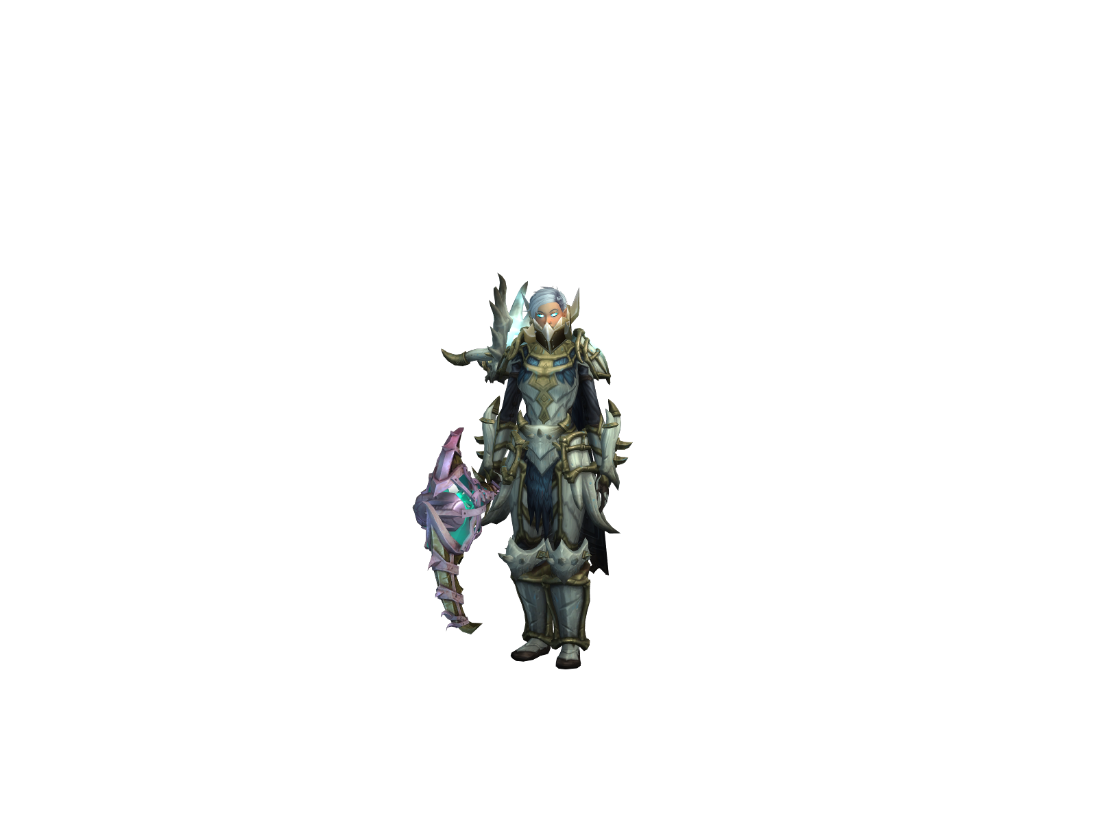 Shiryú 3D character render
