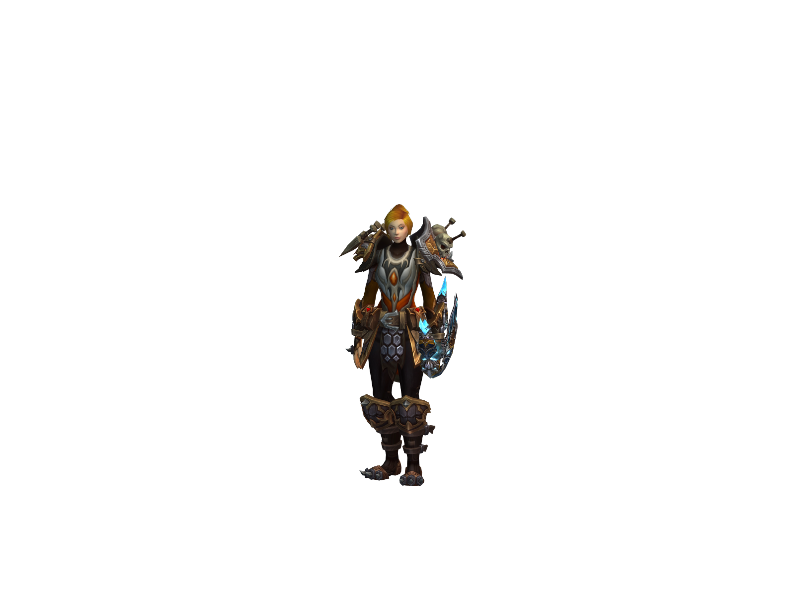 Uxk 3D character render