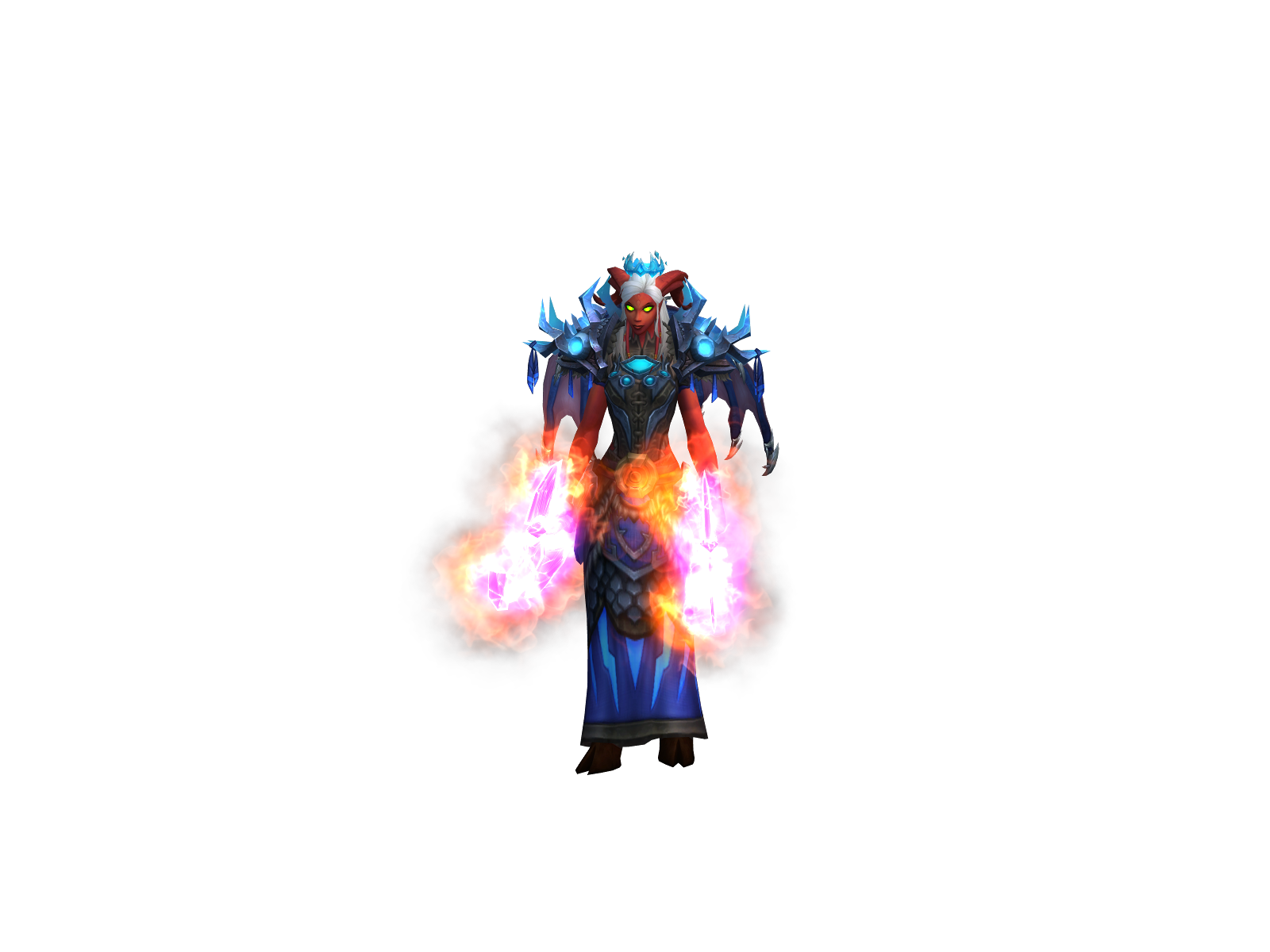 Schneeflocke 3D character render