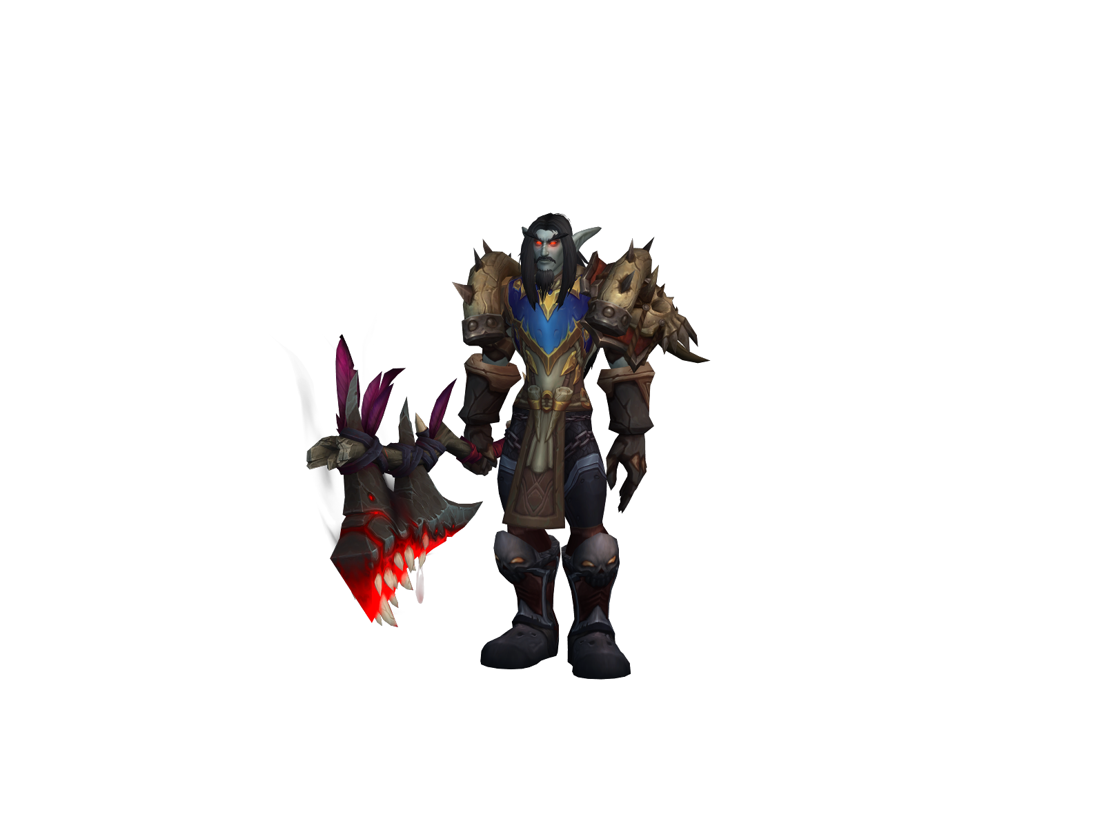Yddif 3D character render