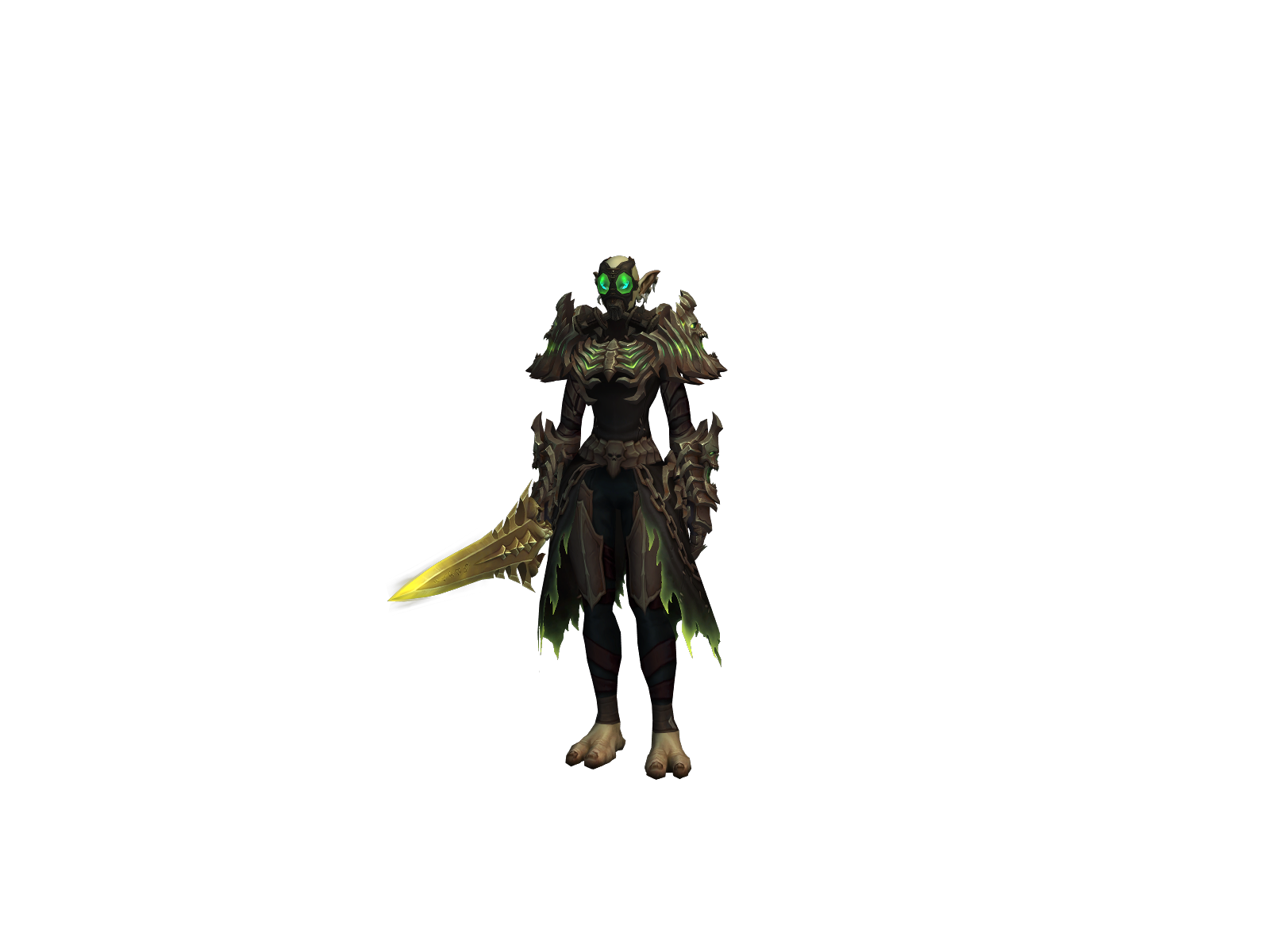 Nhara 3D character render