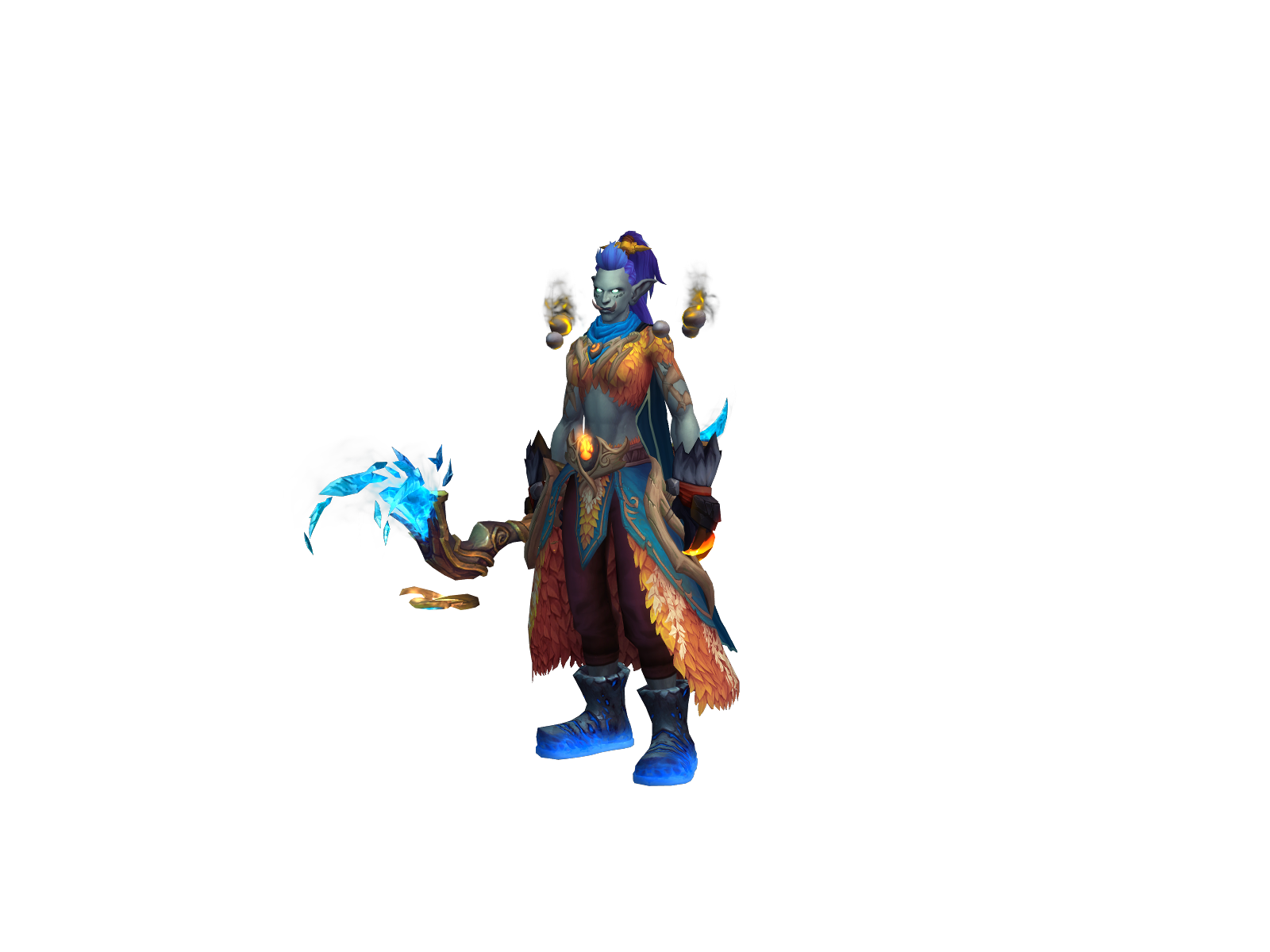 Wildkröte 3D character render