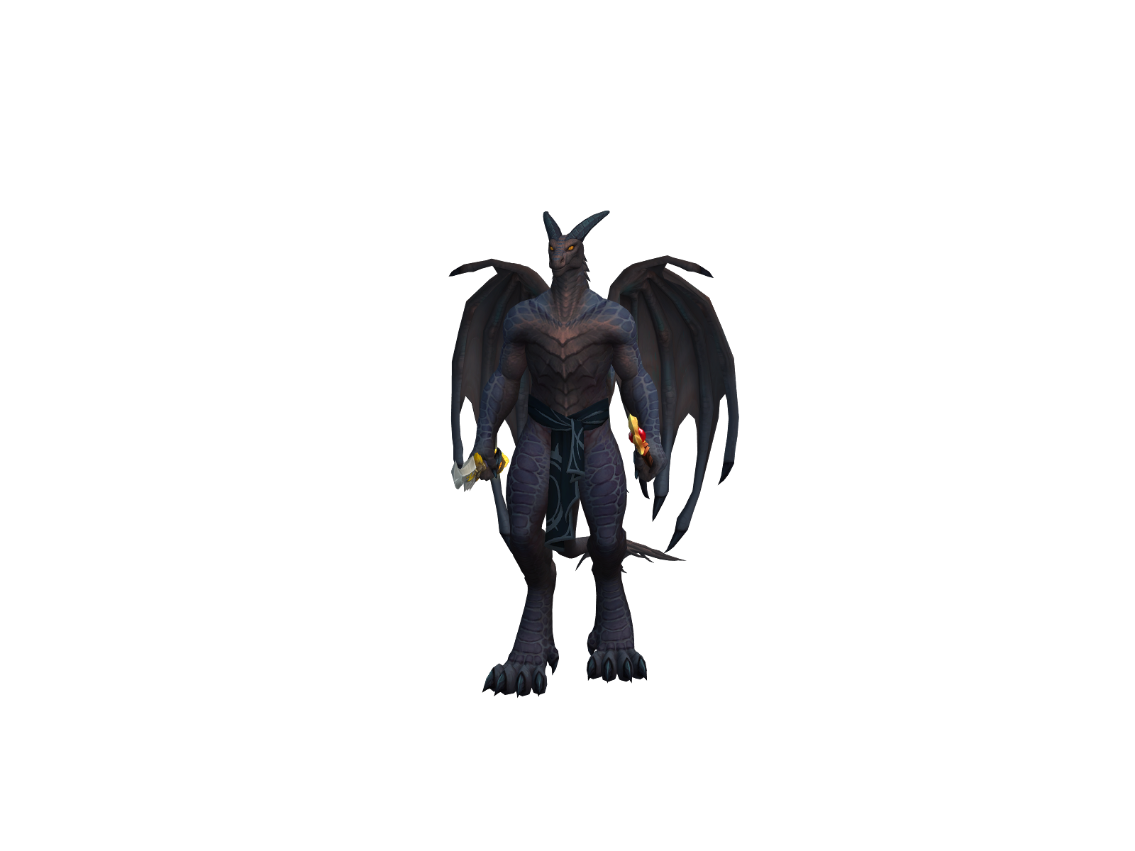 Davoker 3D character render
