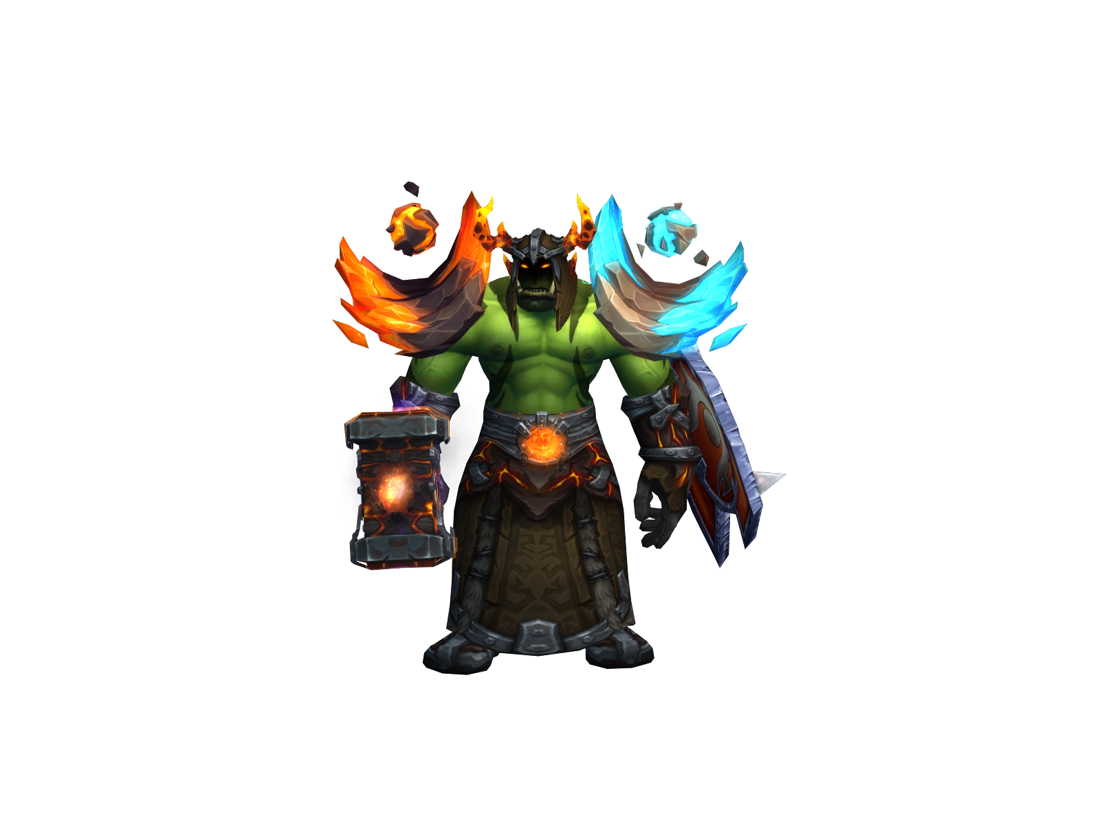 Gorosch 3D character render