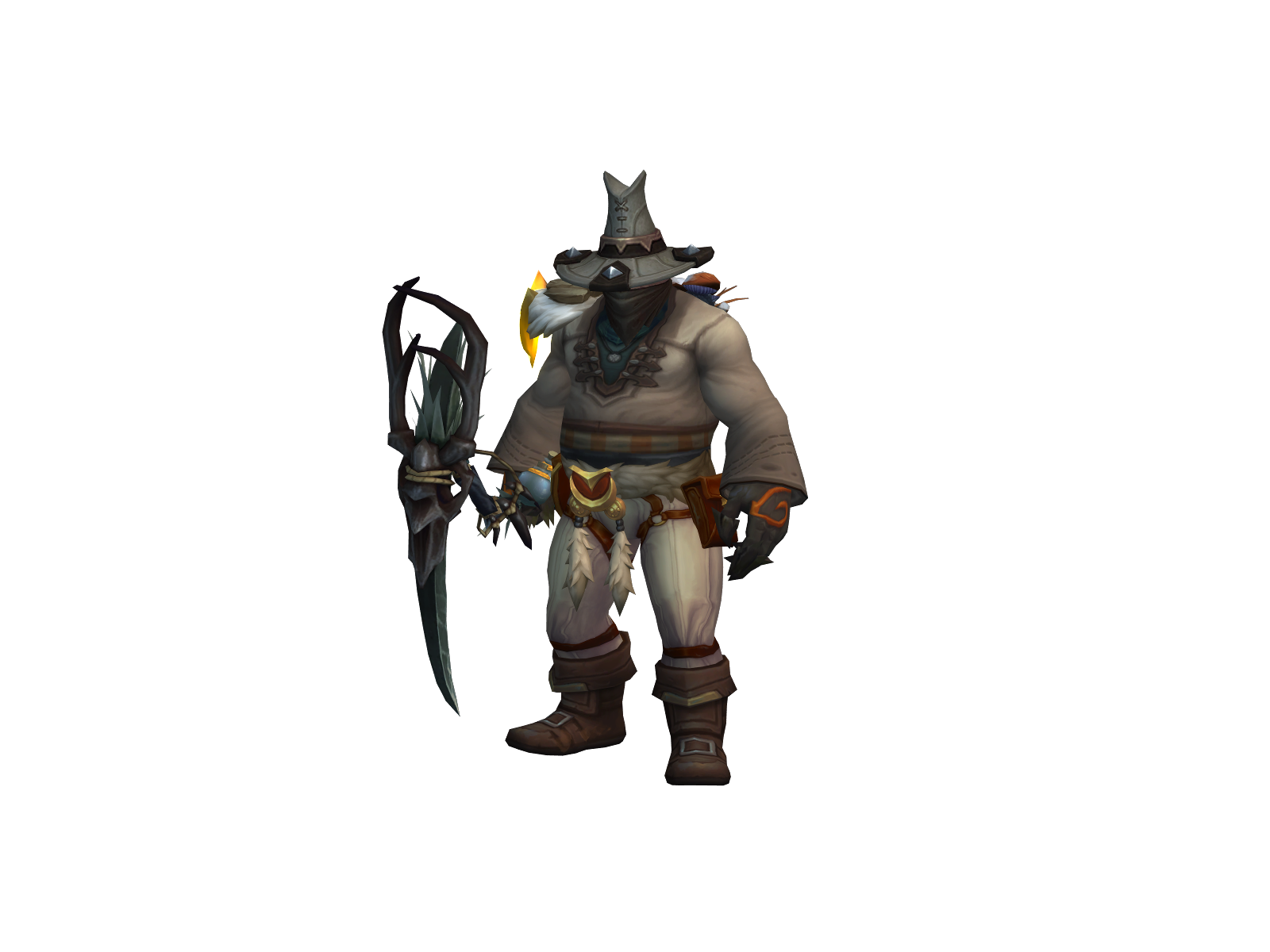Barbosa 3D character render
