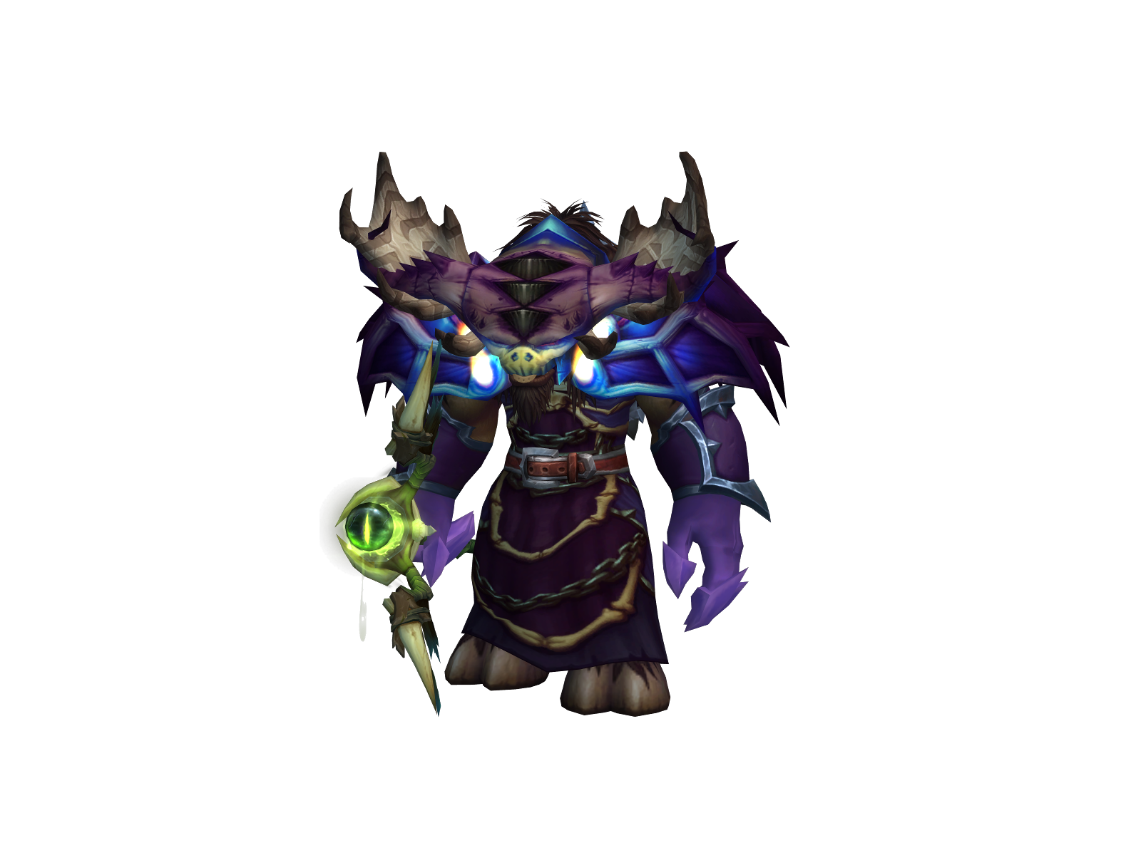 Brøkkoli 3D character render