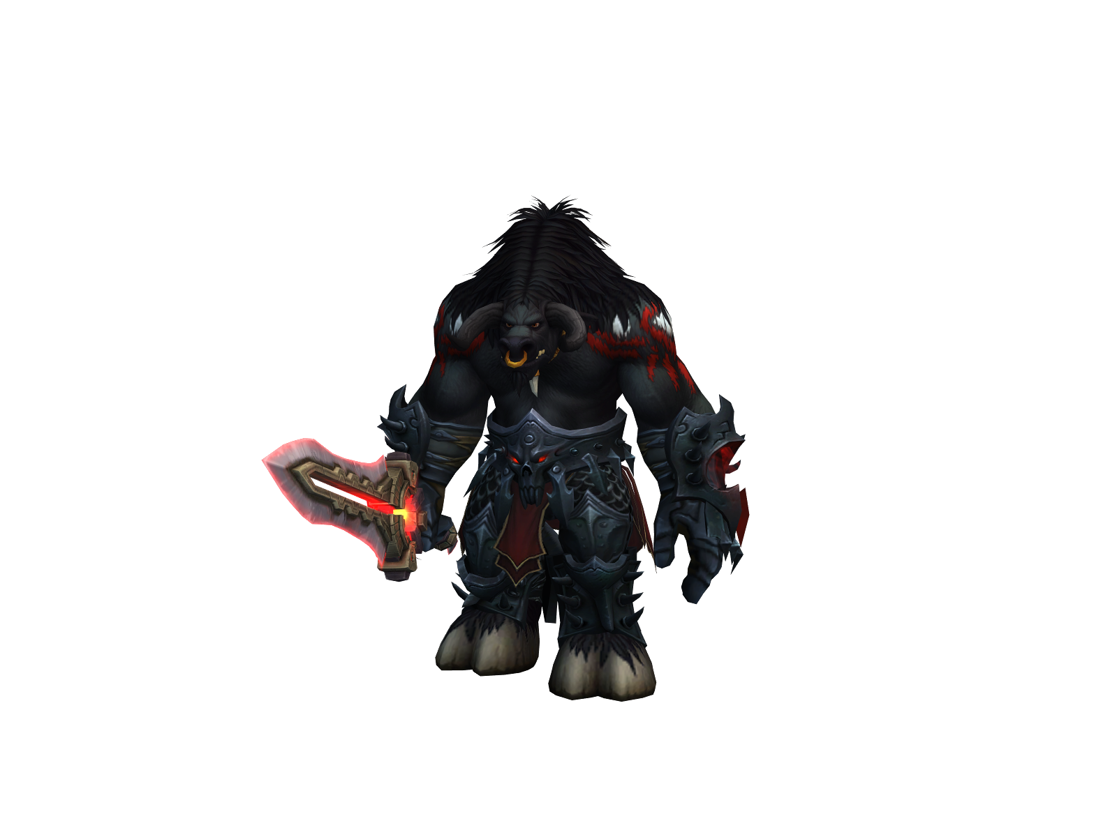 Blacksolid character render