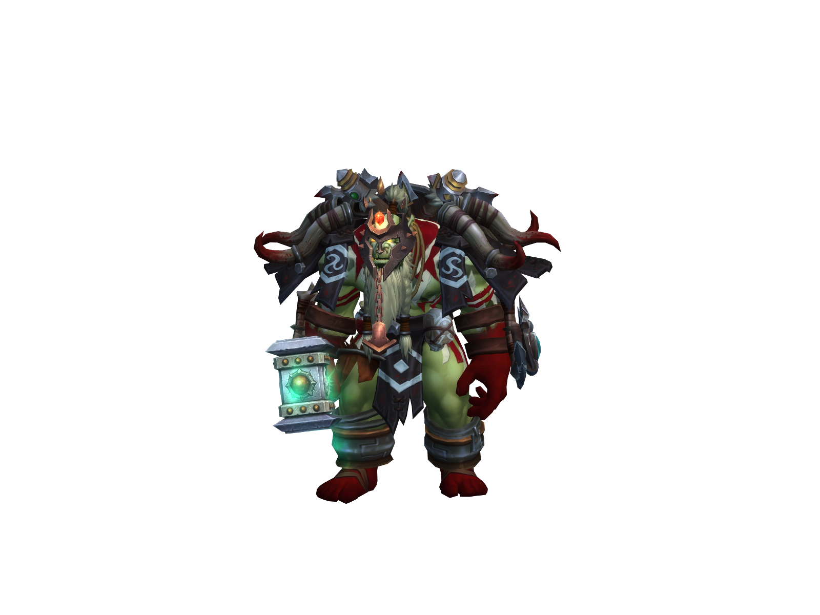 Dunrak 3D character render