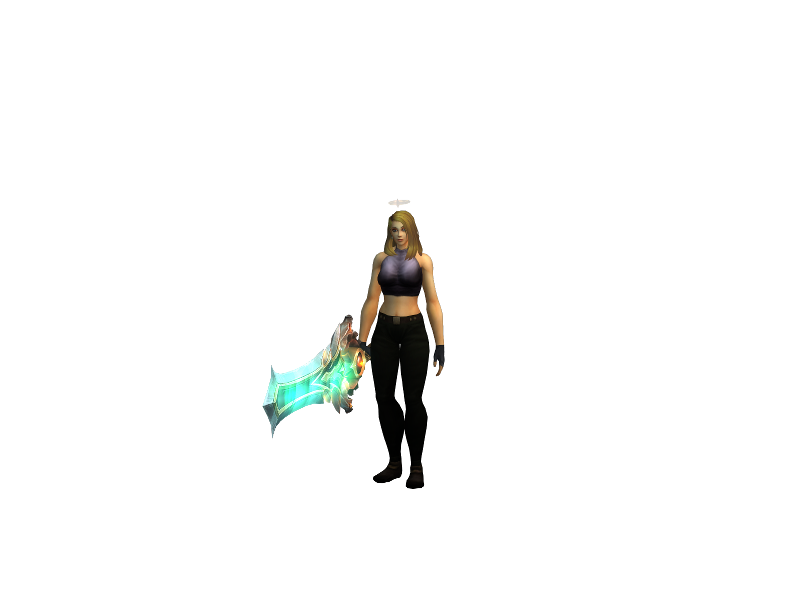 Buckster 3D character render