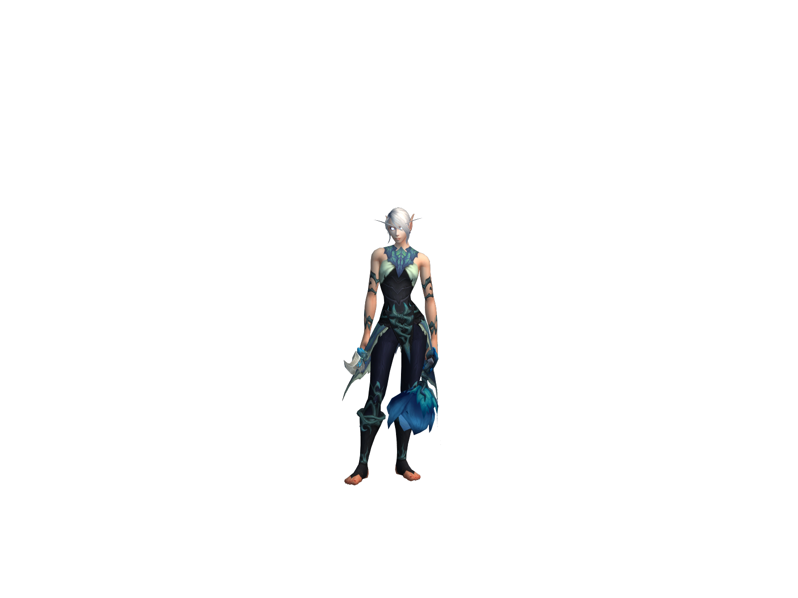 Nuwas 3D character render