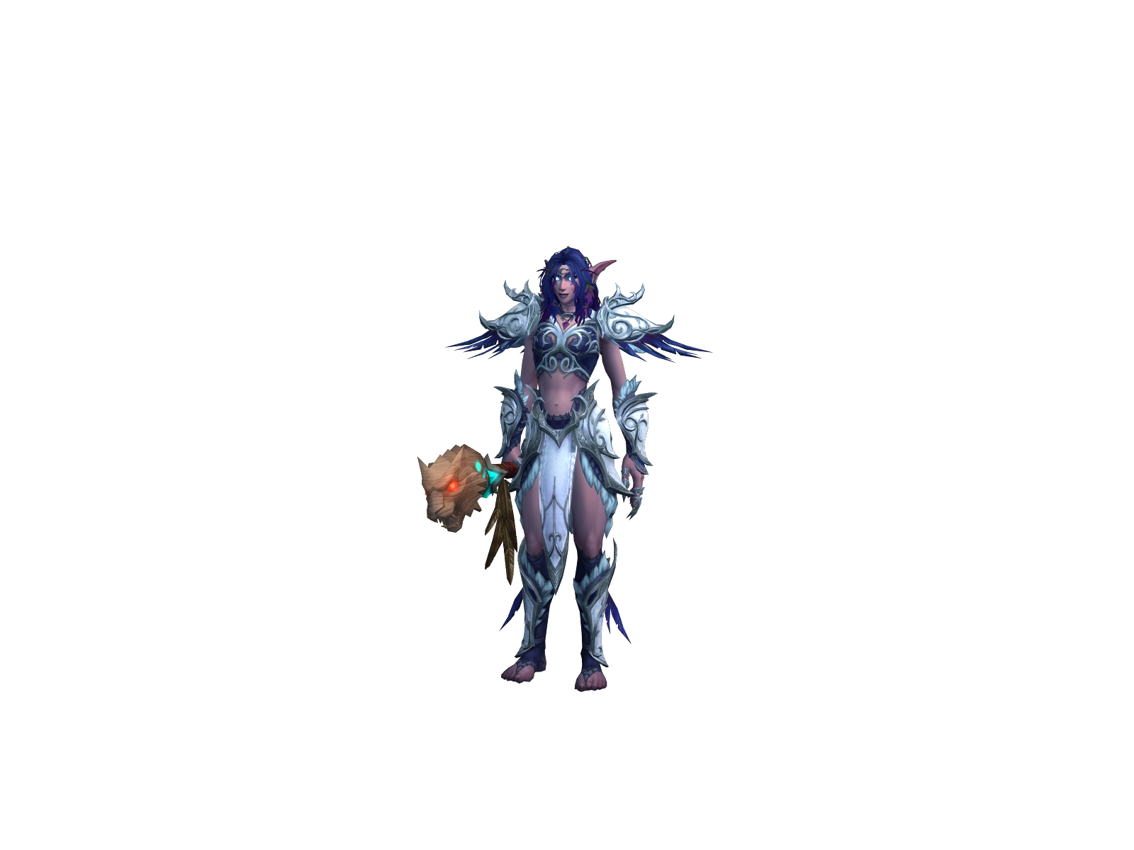 Elunei 3D character render