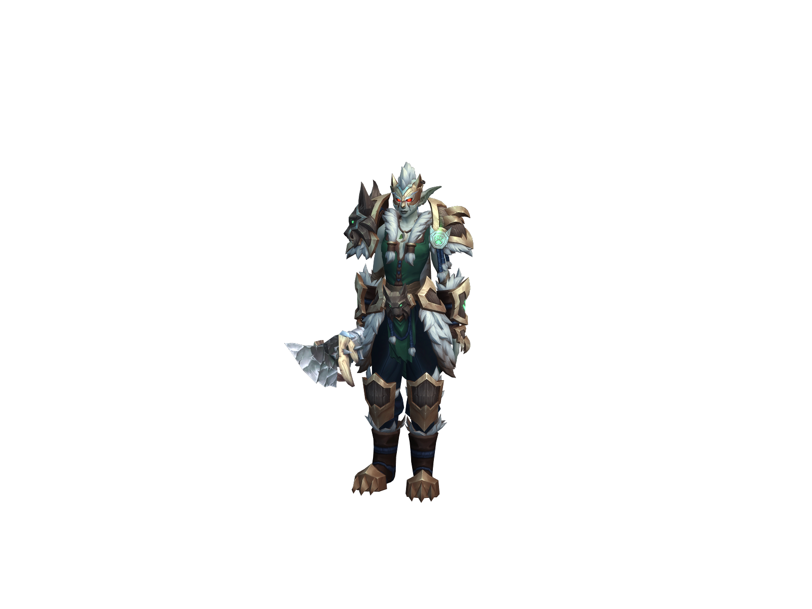 Ærisa 3D character render