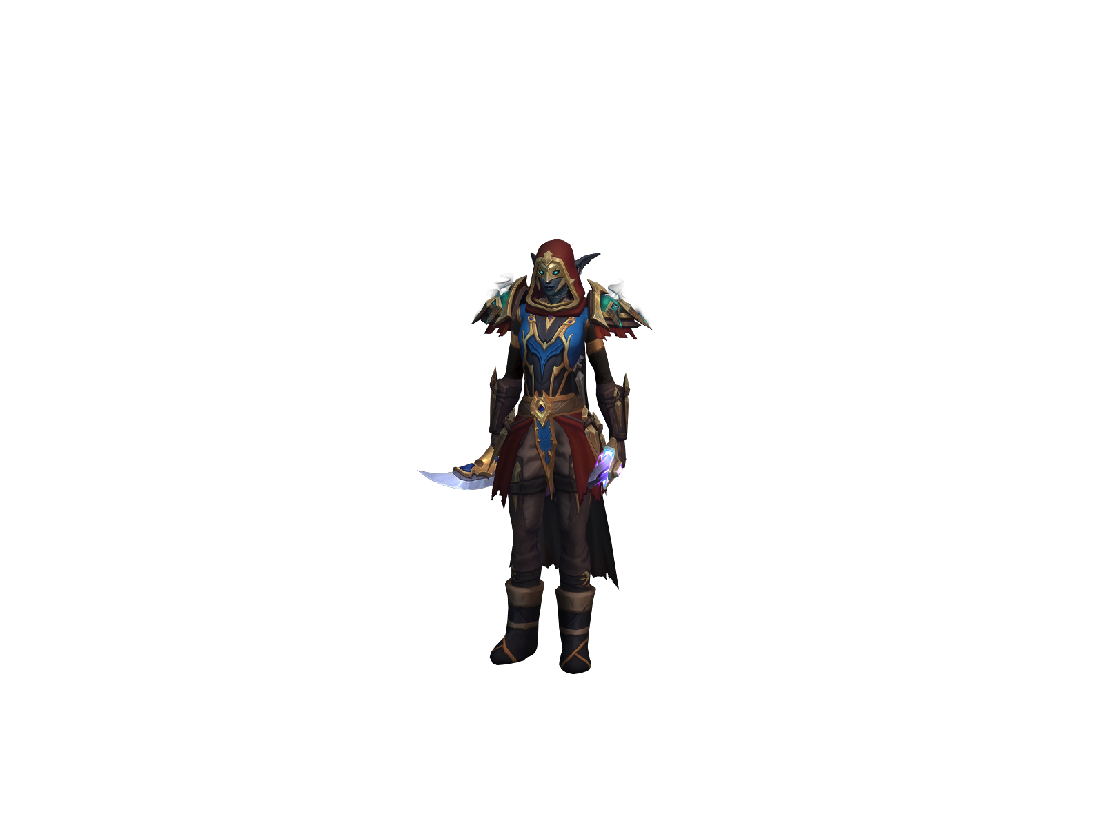 Nimes 3D character render
