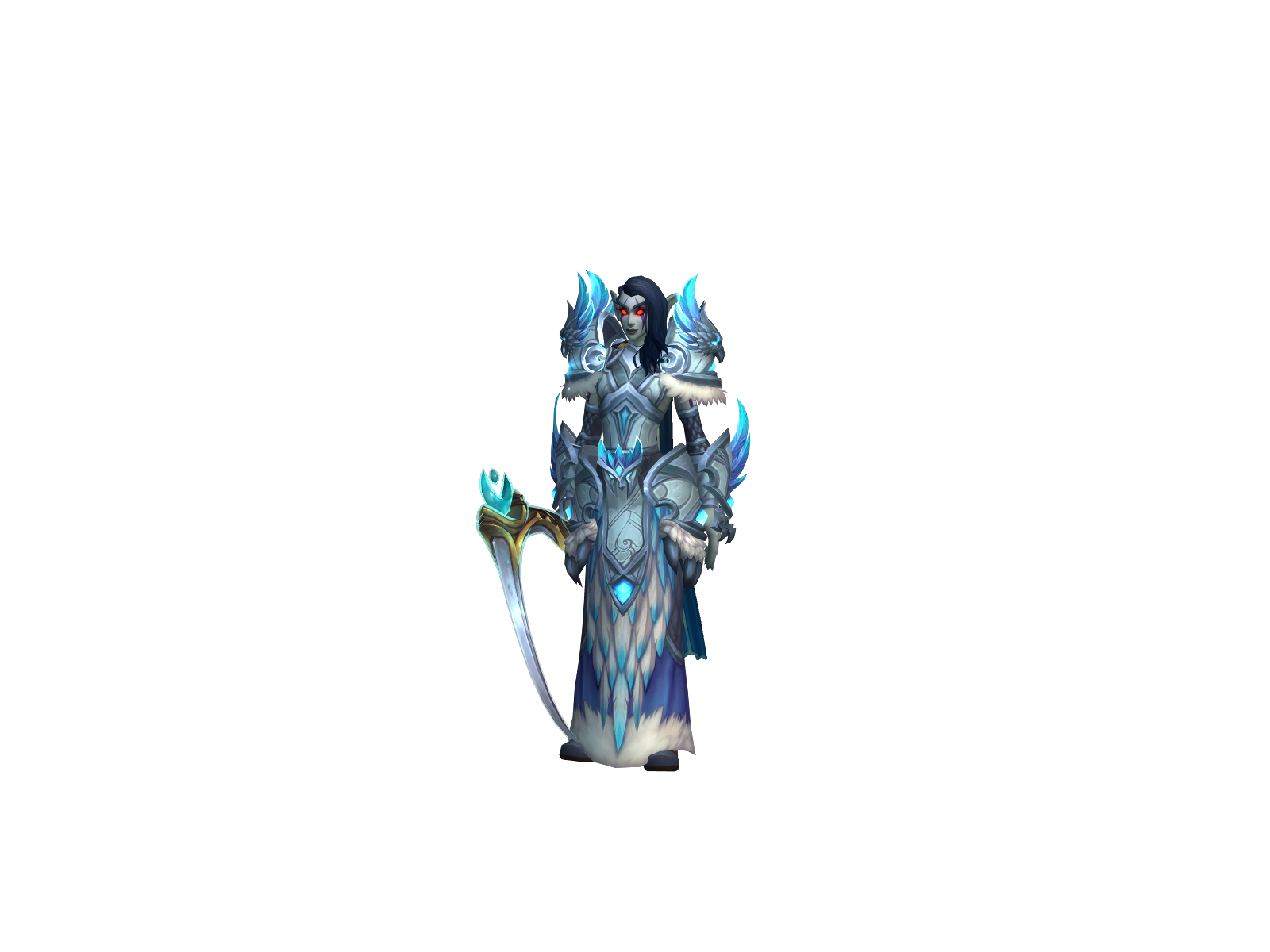 Creamhilde 3D character render