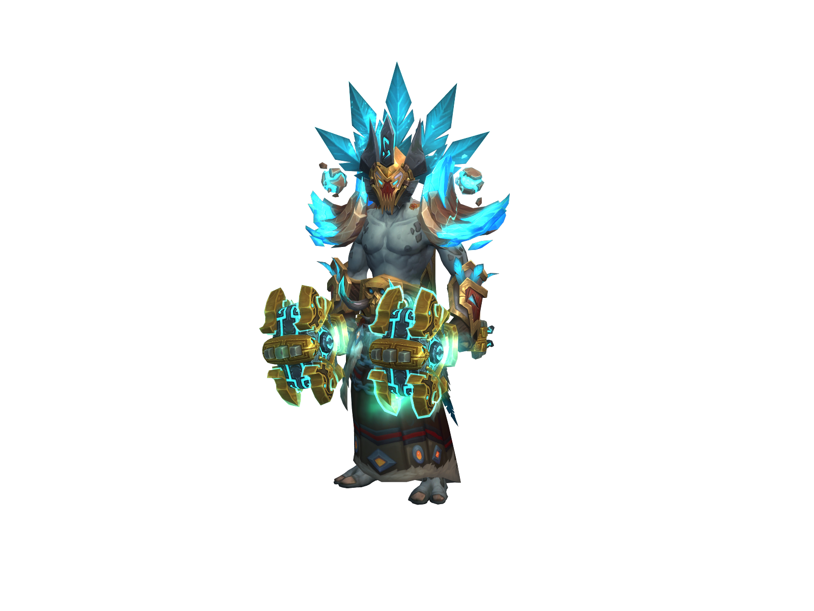 Kriegesgott 3D character render