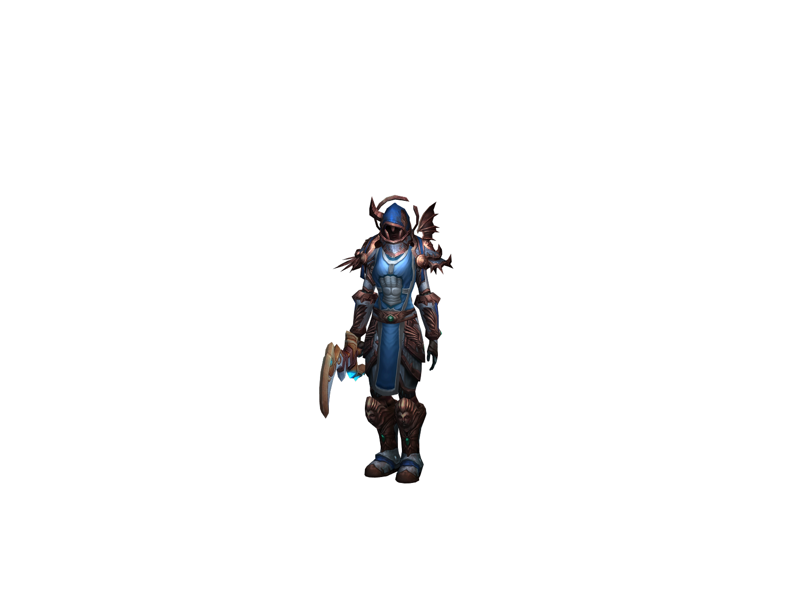 Aurora 3D character render