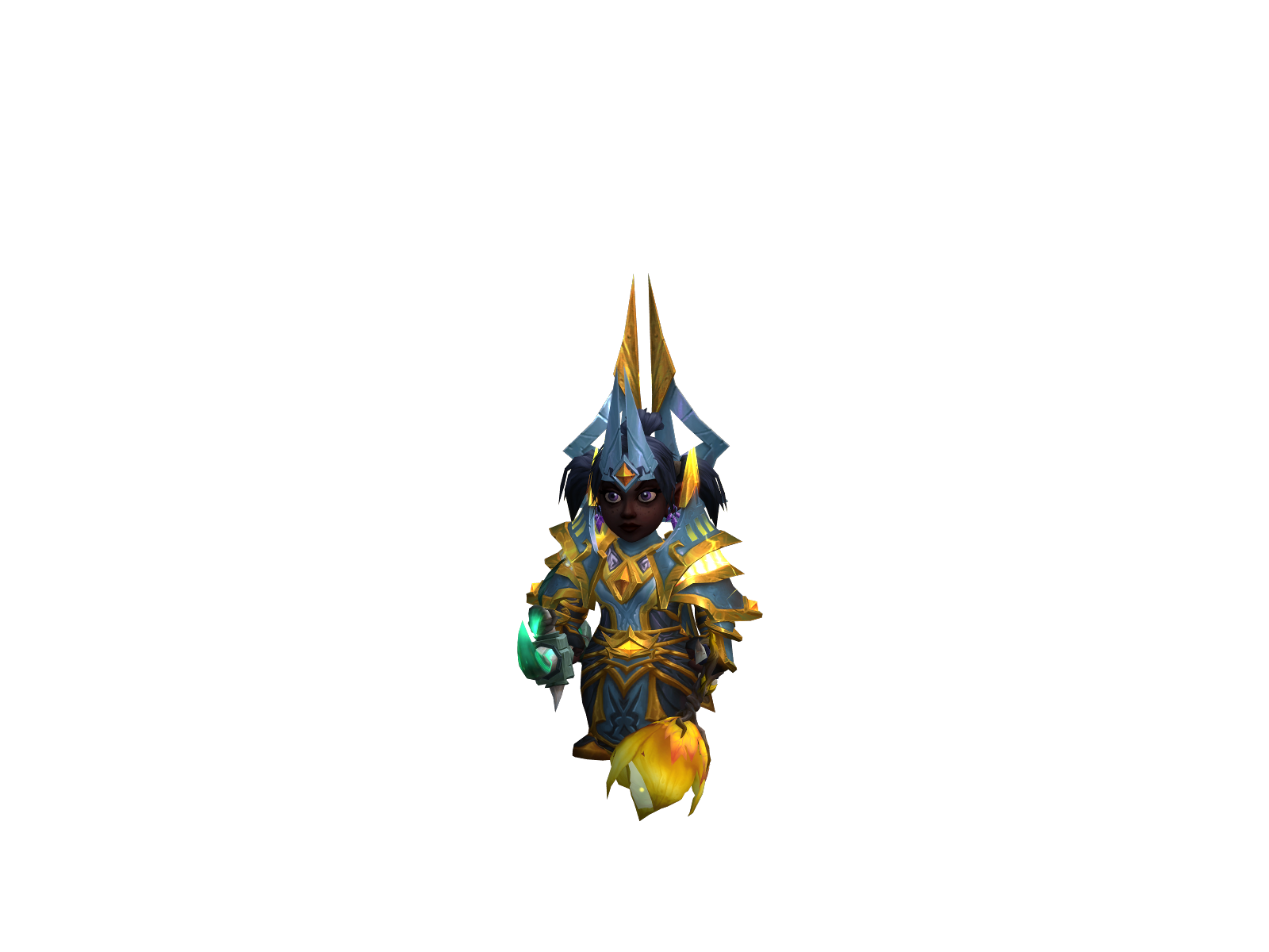 Niak 3D character render