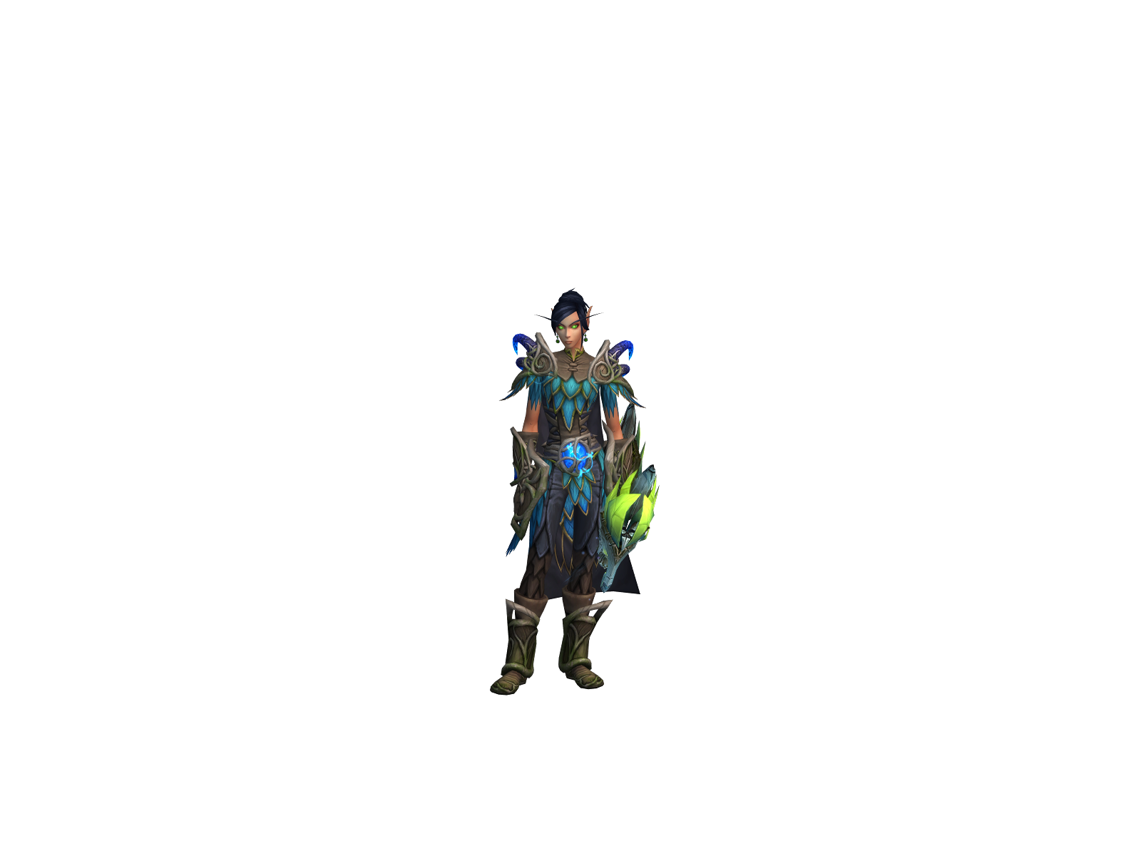Shádowwolf 3D character render