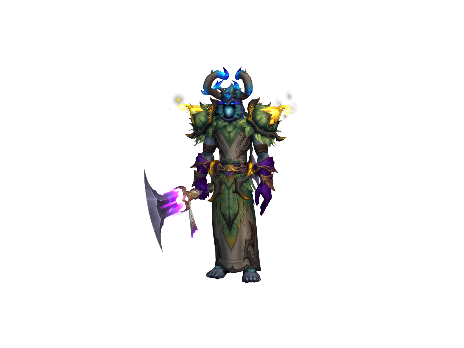 Druideherbe 3D character render