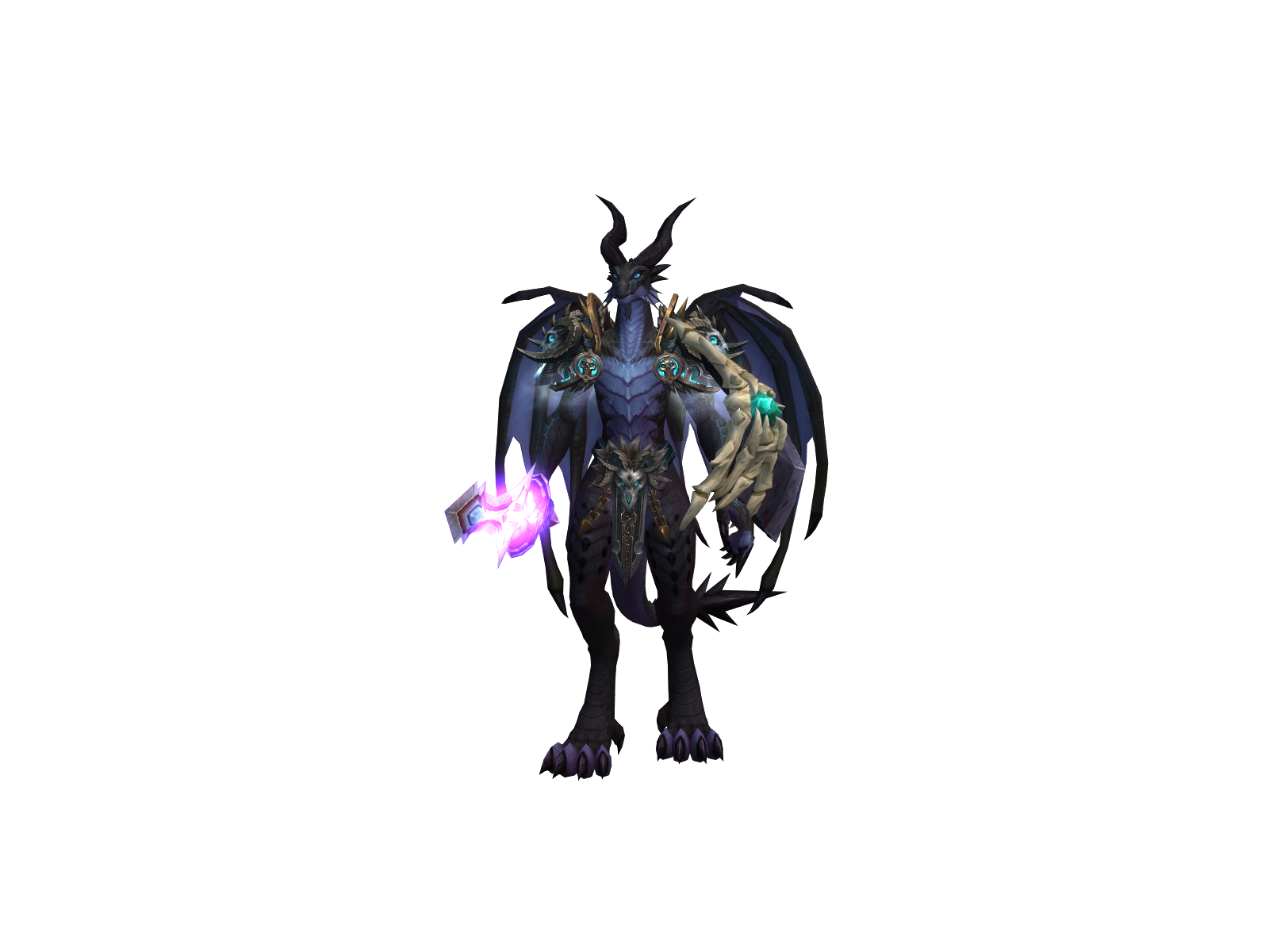 Zéraphie 3D character render