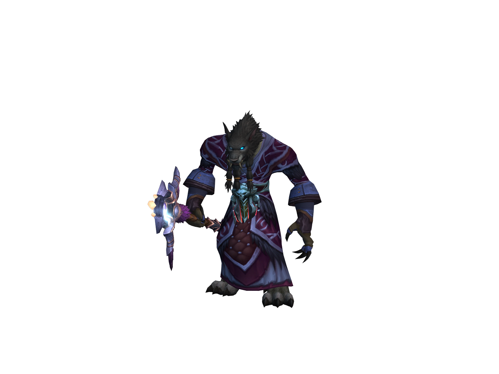 Deuxcornes 3D character render