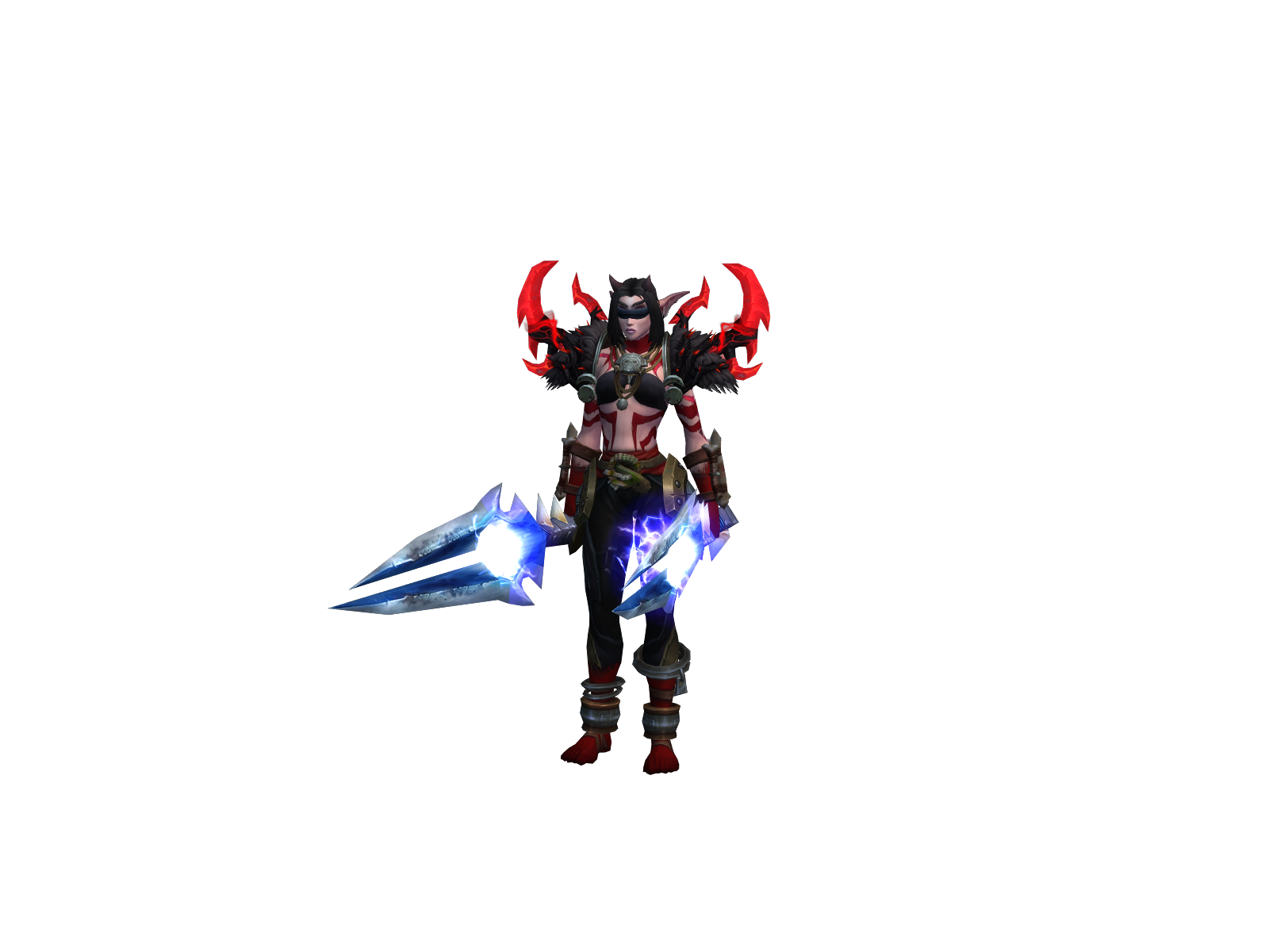 Chàk 3D character render