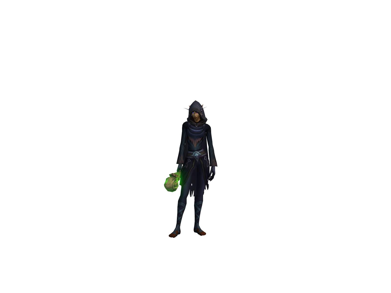 Zamahell 3D character render