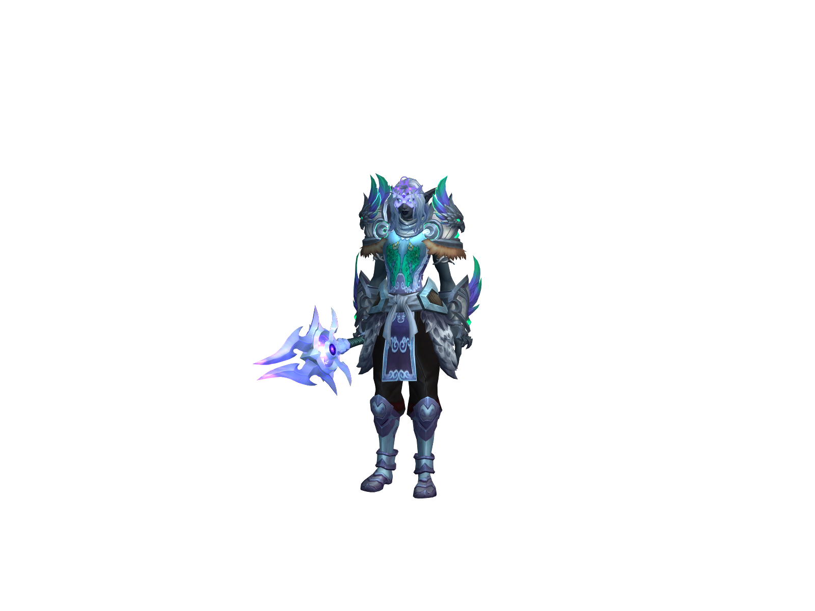 Papaprecog 3D character render
