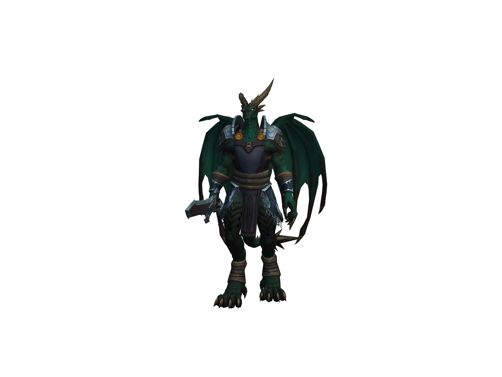 Caerth 3D character render