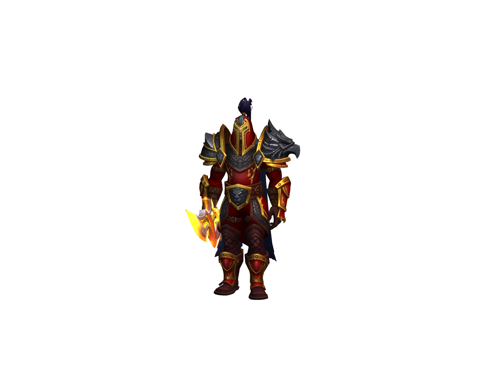 Megapoulet 3D character render