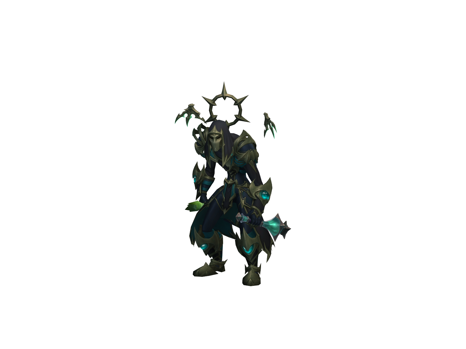 Waseirodisc 3D character render
