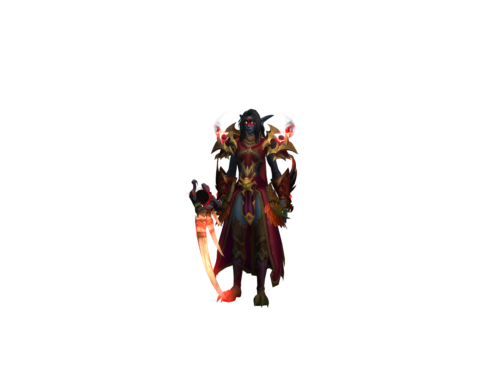 Autumfall 3D character render