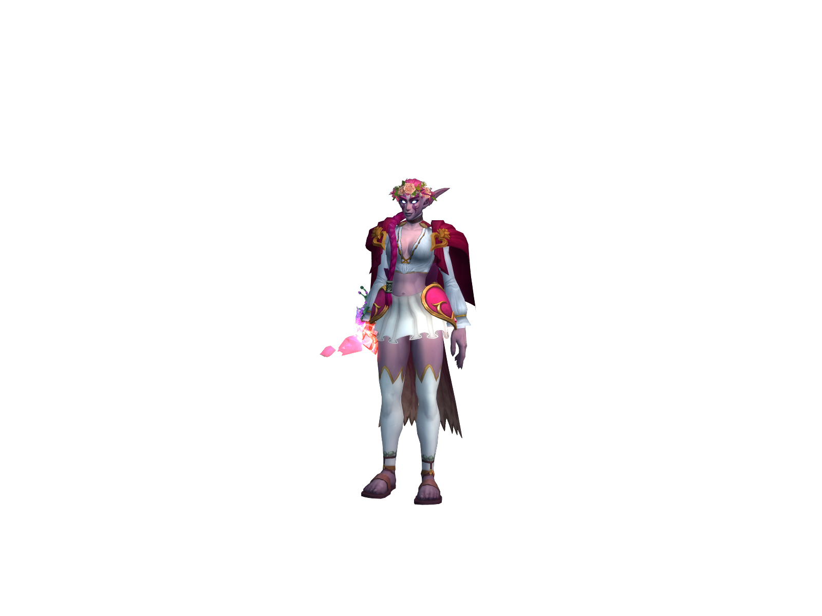 Nymphali 3D character render