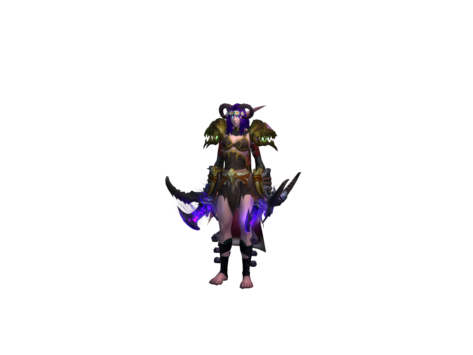 Lunariella 3D character render
