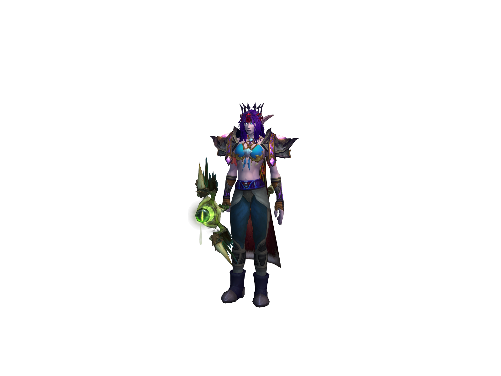 Aurorielle 3D character render